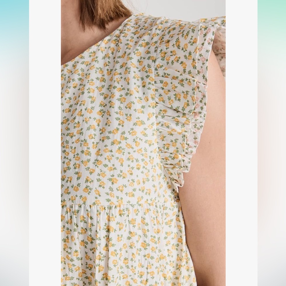 NWT English Factory Women’s Floral Mini Dress - Picture 4 of 7